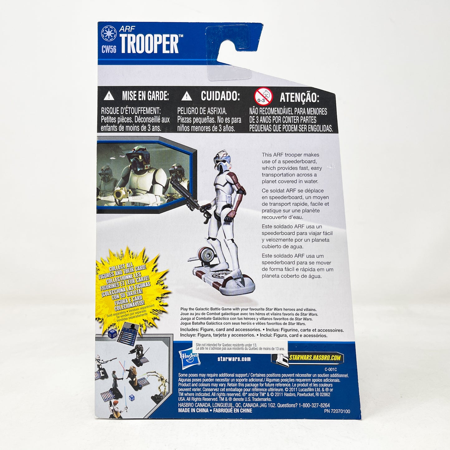 ARF Trooper CW56 (with Speederboard) – Hasbro Star Wars The Clone Wars
