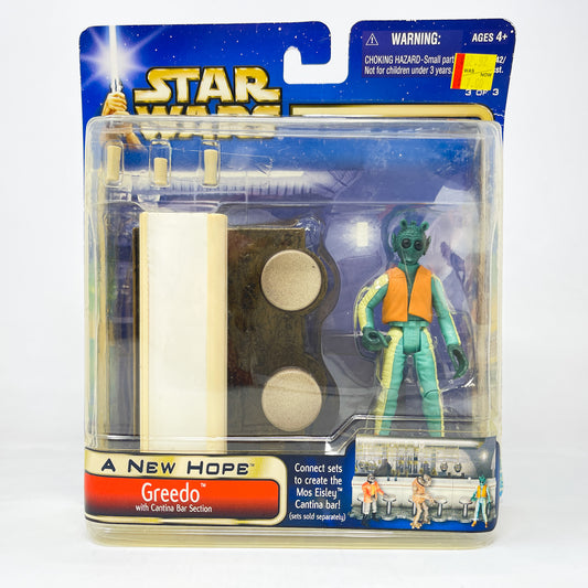 Greedo with Cantina Bar Section 1 of 3 - ANH (2003) - Hasbro SAGA Collection
