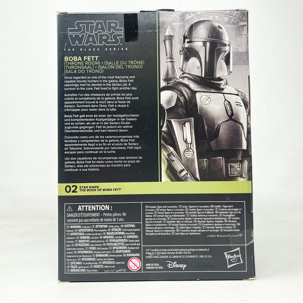 Boba Fett (Throne Room - Deluxe) BOBF 02 - Hasbro Black Series (2023)