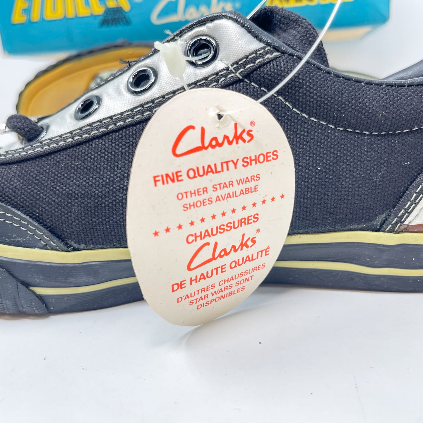 Vintage Clarks Star Wars Non-Toy Clarks Darth Vader Shoes in Canadian Box