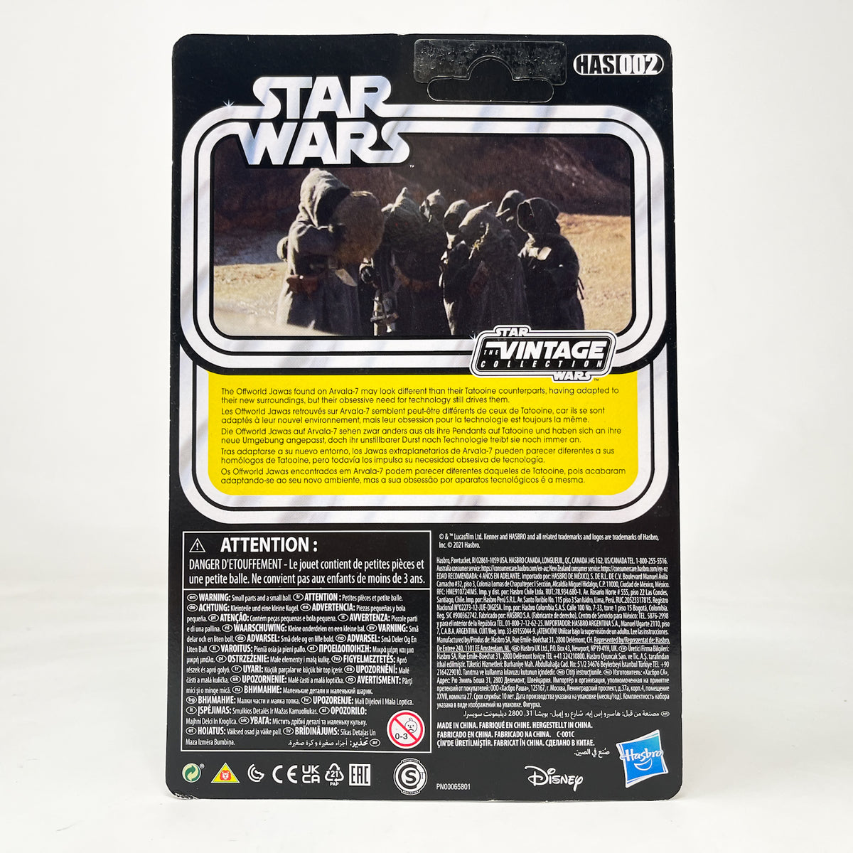 VC HAS02 Offworld Jawa Elder (Arvala-7) from Haslab Razor Crest  - Unpunched - The Vintage Collection