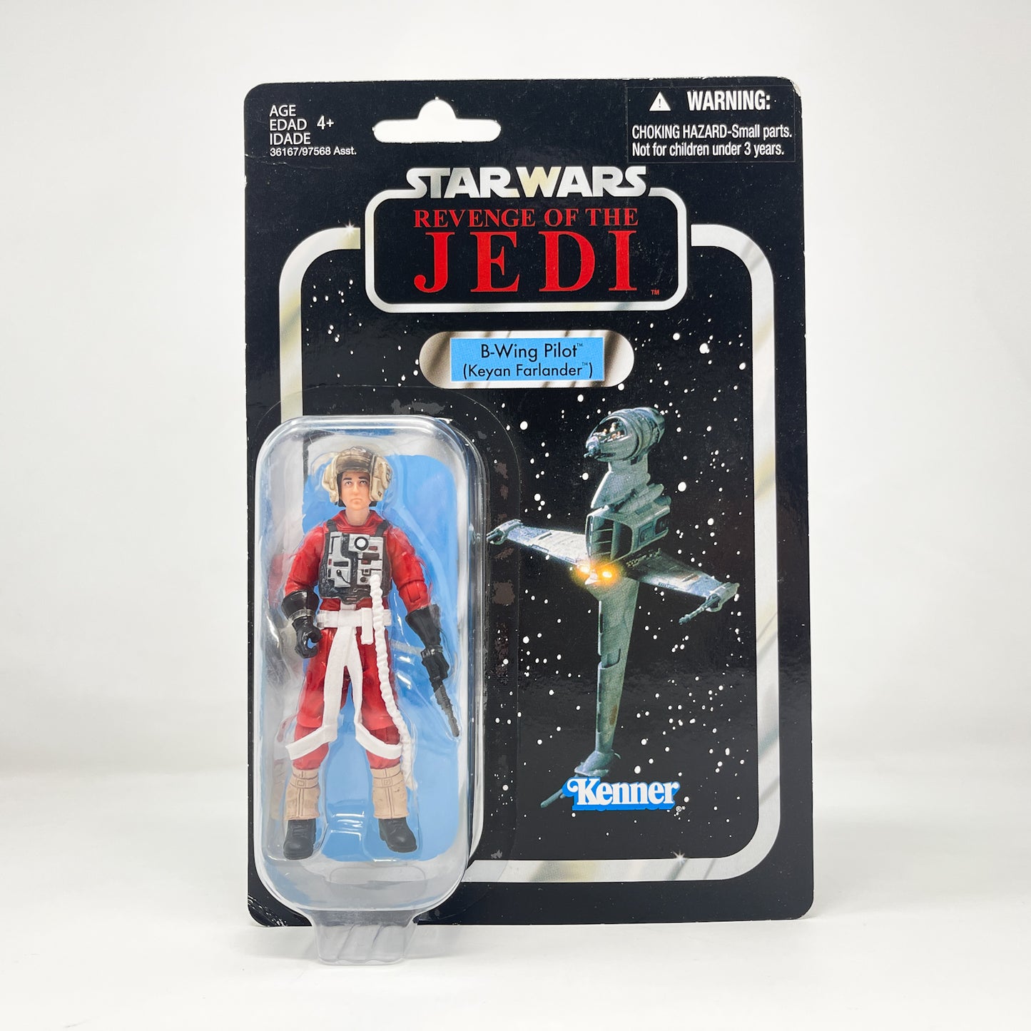 VC063 B-Wing Pilot (Keyan Farlander) Canadian Revenge Cardback 2011 - The Vintage Collection Hasbro Star Wars