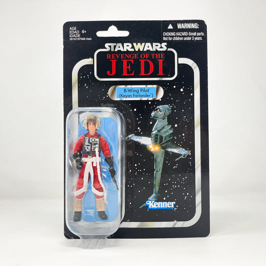VC063 B-Wing Pilot (Keyan Farlander) Canadian Revenge Cardback 2011 - The Vintage Collection Hasbro Star Wars