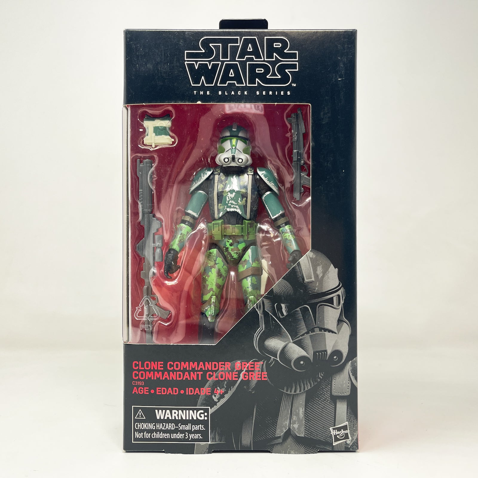 Hasbro 2017 Clone Commander Gree (TRU Exclusive) Black Series Star