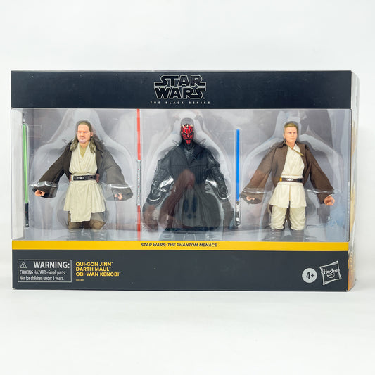 Qui-Gon, Darth Maul & Obi-Wan Kenobi Duel of the Fates 3-Pack – Hasbro Black Series (2024)