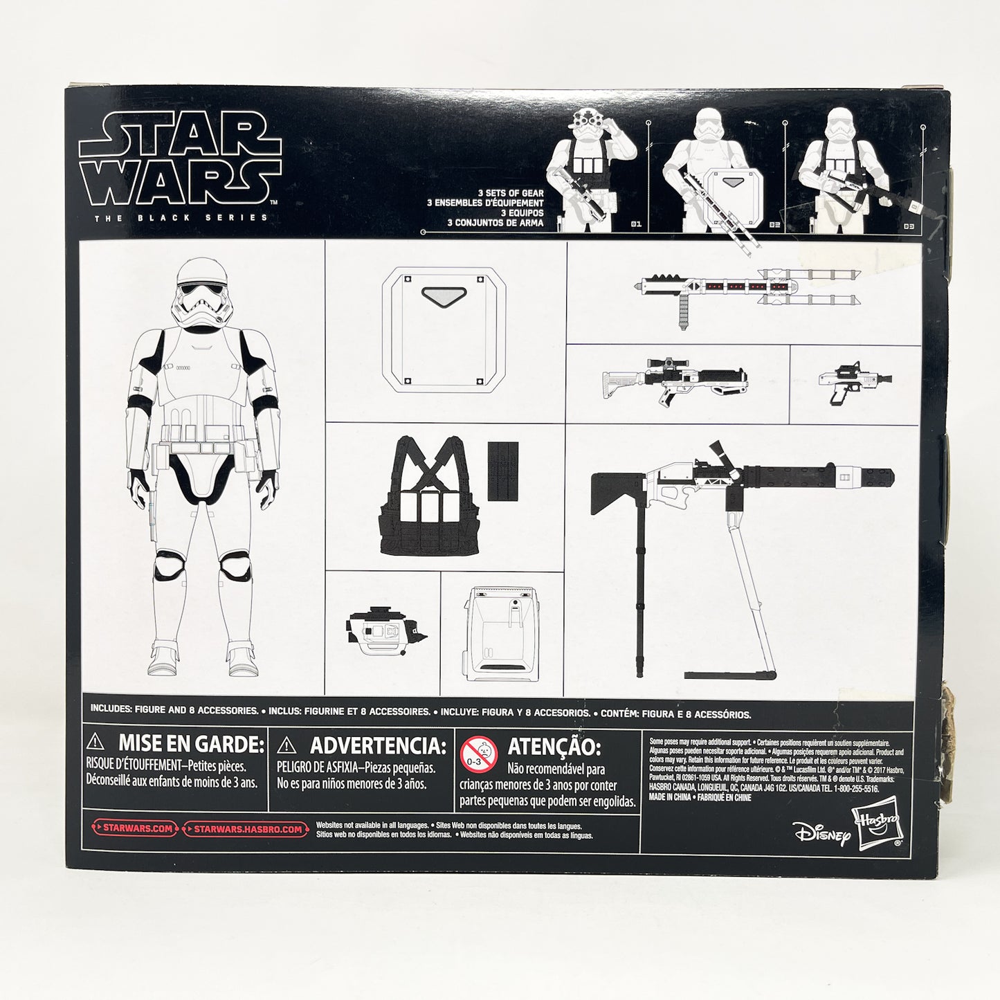 First Order Stormtrooper with Gear - Amazon - Hasbro Black Series (2015)
