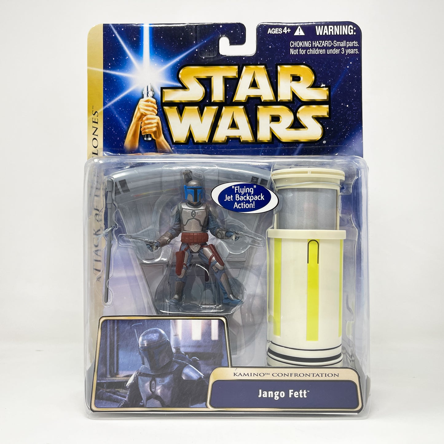 Jango Fett (Kamino Confrontation) - AOTC (2004) - Hasbro SAGA Ultra Figure MOC