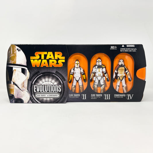 Evolutions Clone Trooper to Stormtrooper Box Set - Hasbro Saga Legends Battle Pack