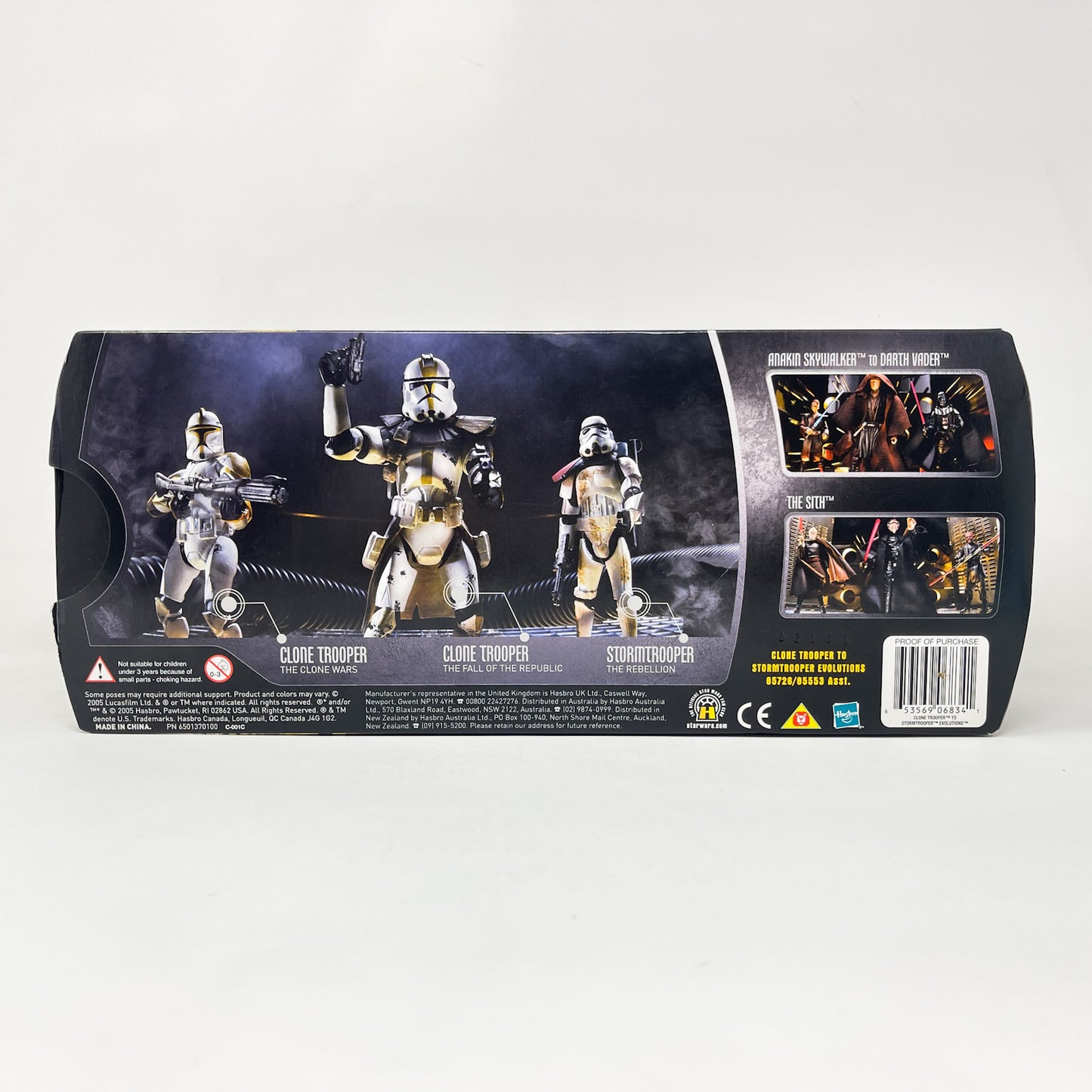 Evolutions Clone Trooper to Stormtrooper Box Set - Hasbro Saga Legends Battle Pack