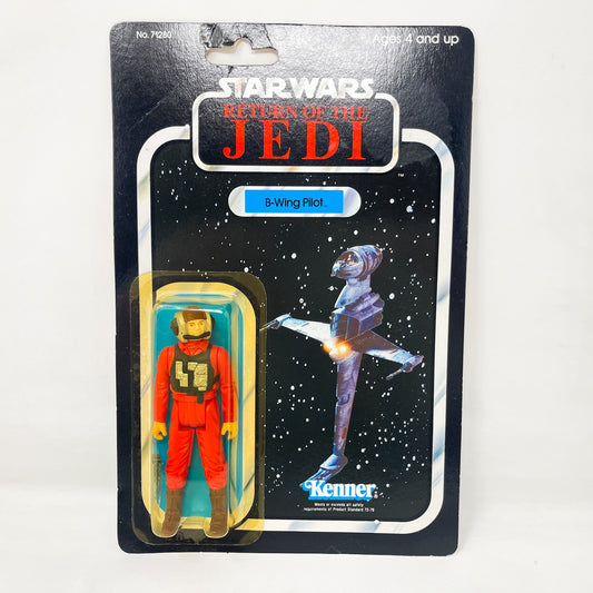 B-Wing Pilot ROTJ 77A Back - Mint on Card