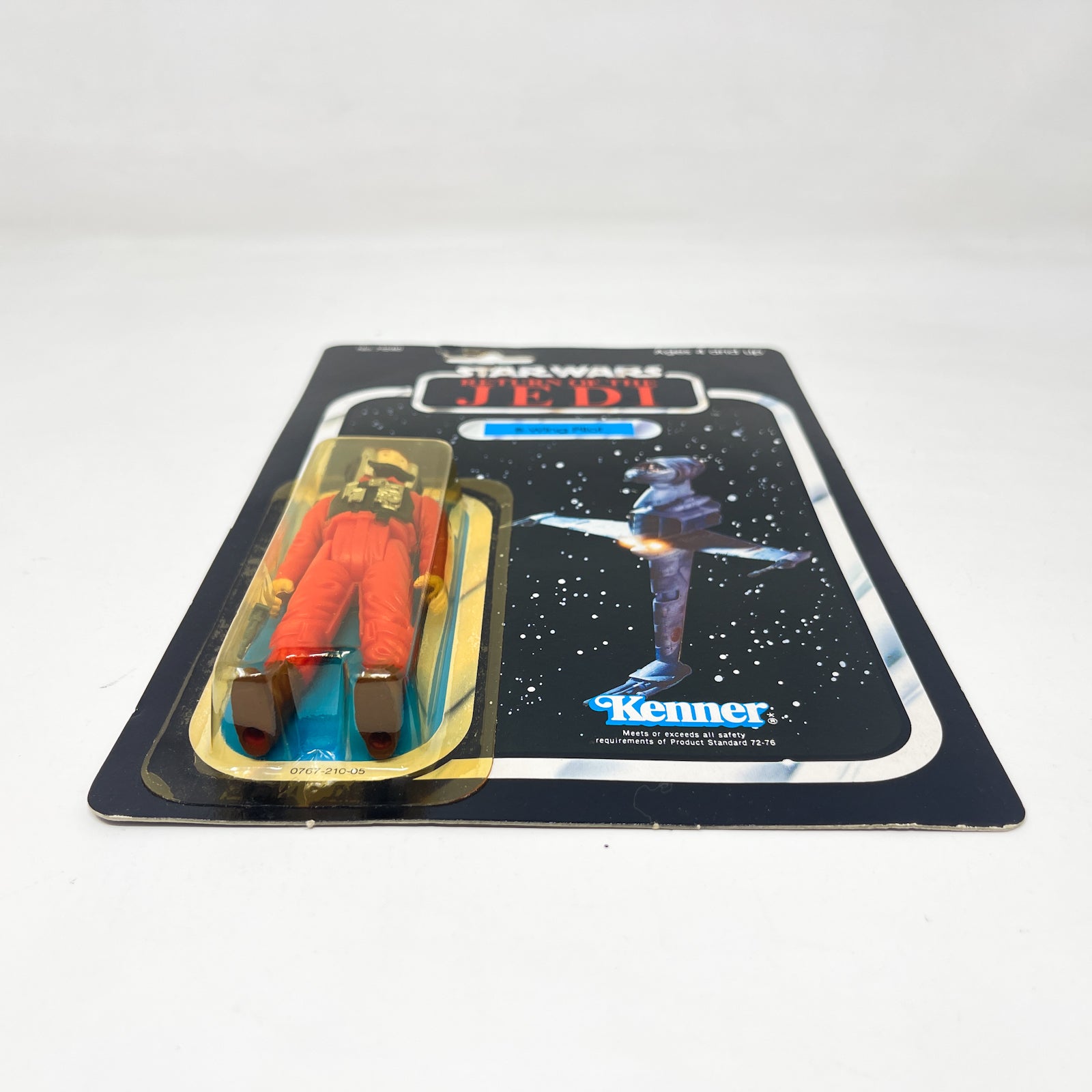 Vintage Star Wars B-Wing Pilot ROTJ 77 Back - Mint on Card Kenner