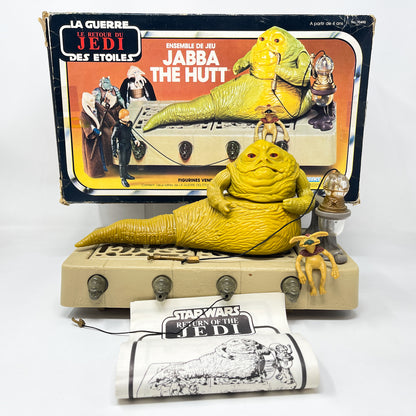 Jabba the Hutt Playset - Complete in Canadian Box - Vintage Kenner (1983)