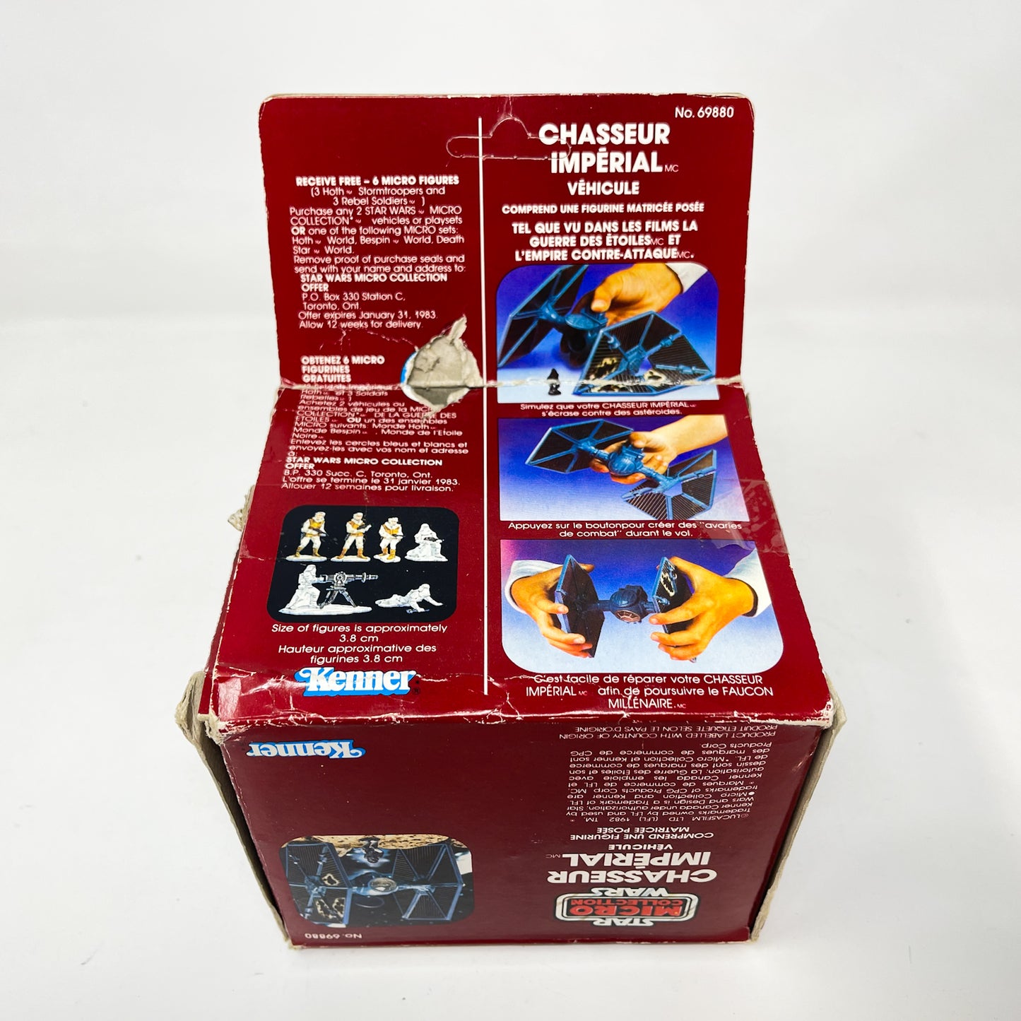 Micro Collection TIE Fighter - Canadian Box - Vintage Kenner (1982)