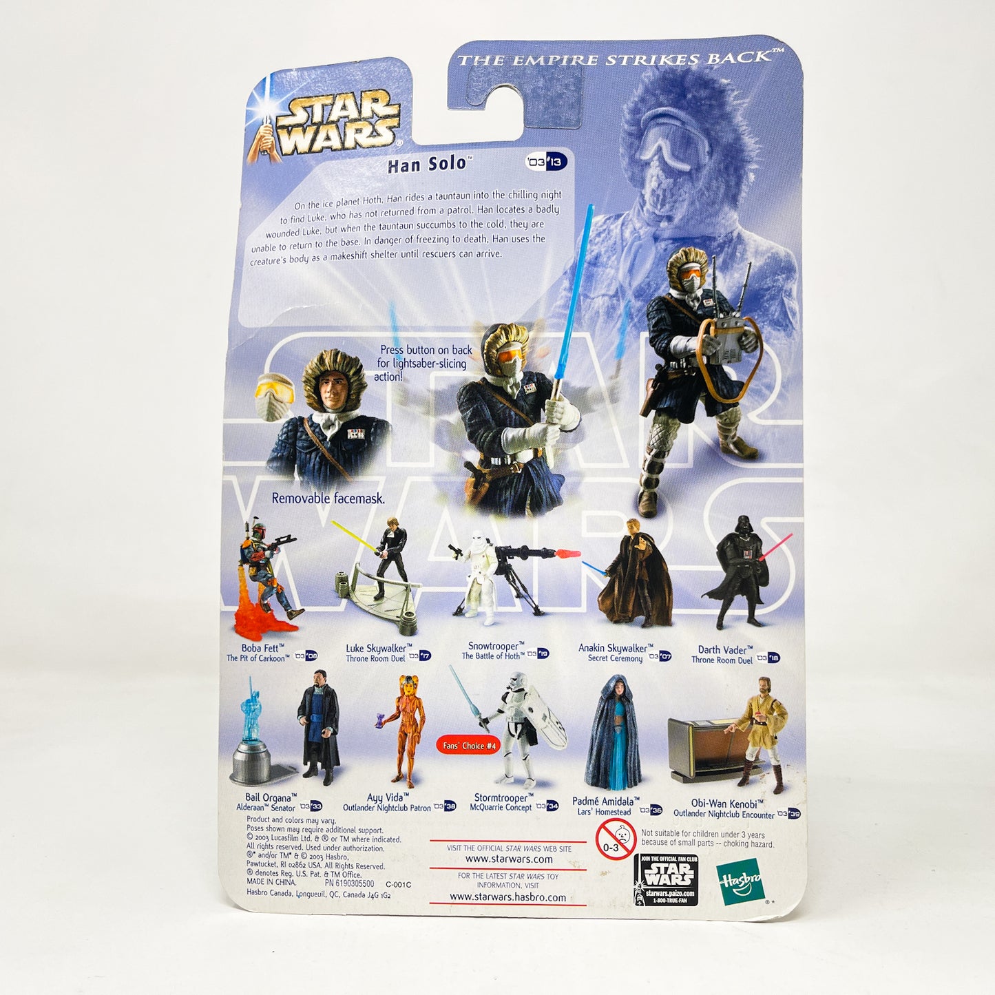Han Solo (Hoth Rescue) #03-13 - Hasbro SAGA Series 3.75"