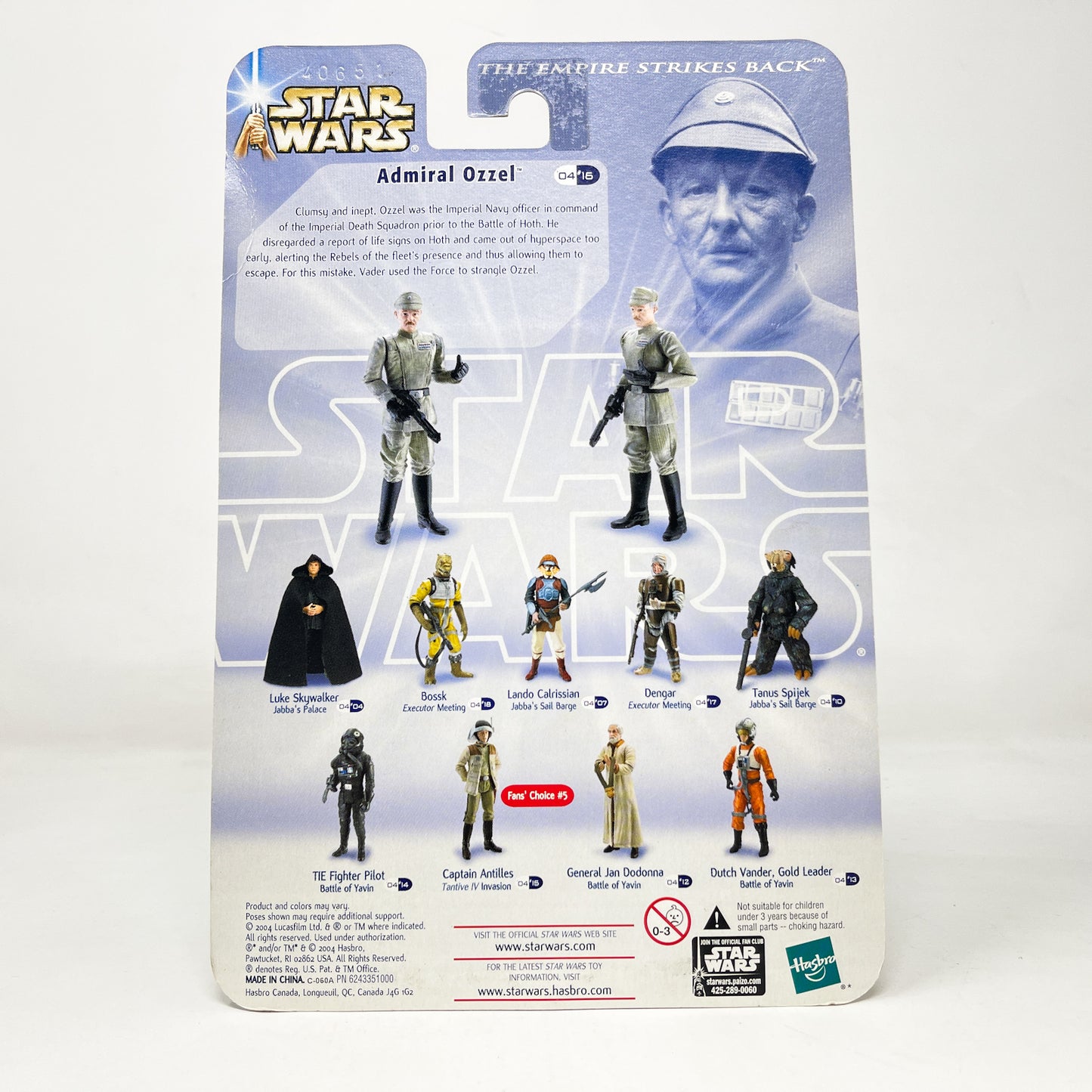 Admiral Ozzel #04-16 - Hasbro SAGA Series 3.75"