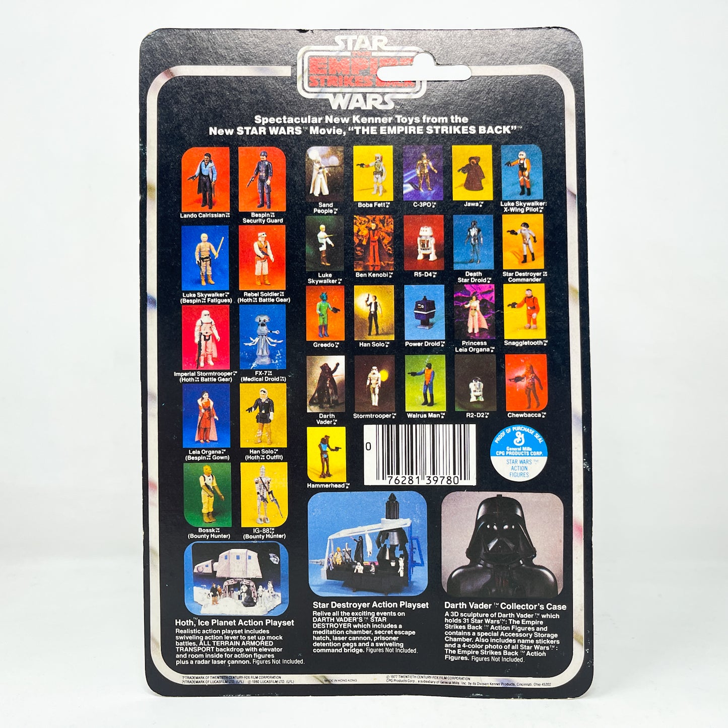 Luke Skywalker Bespin Fatigues ESB 31B-back - Mint on Card - Vintage Kenner (1980)
