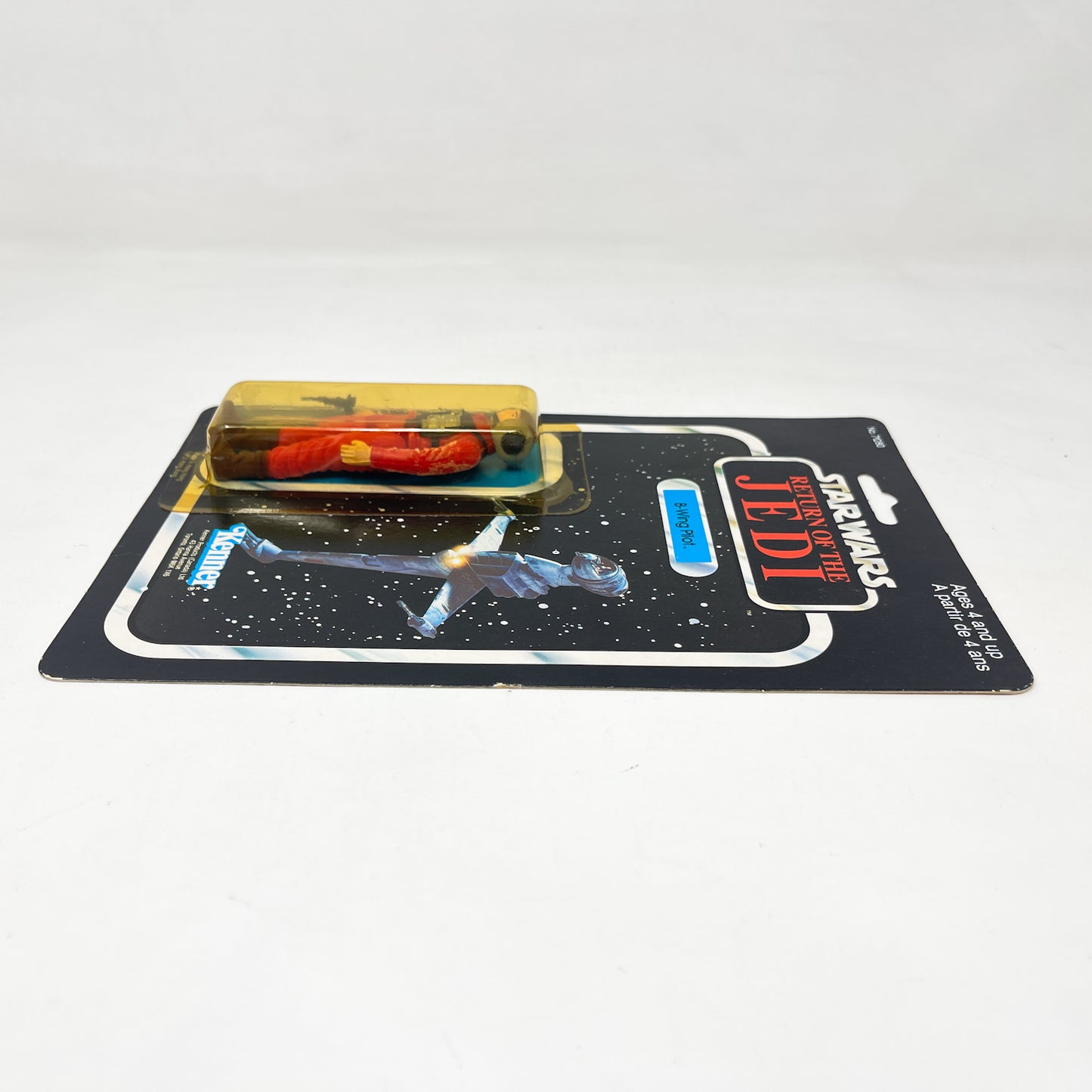B-Wing Pilot Canadian ROTJ 77A Back - Mint on Card