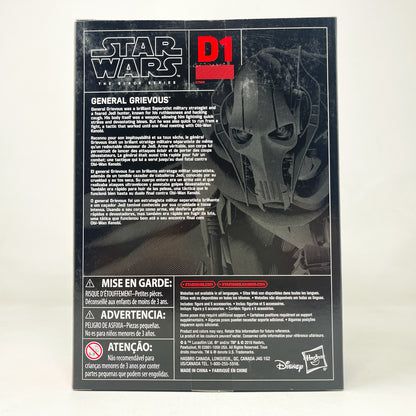 General Grievous (Deluxe) D1 - Hasbro Black Series (2018)