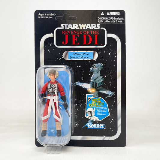 VC063 B-Wing Pilot (Keyan Farlander) Revenge Cardback - Hasbro Vintage Collection (2011)