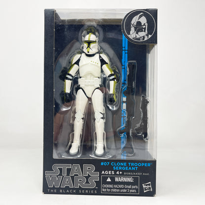 Clone Trooper Sergeant #07 - Orange Line - Hasbro Black Series (2014)