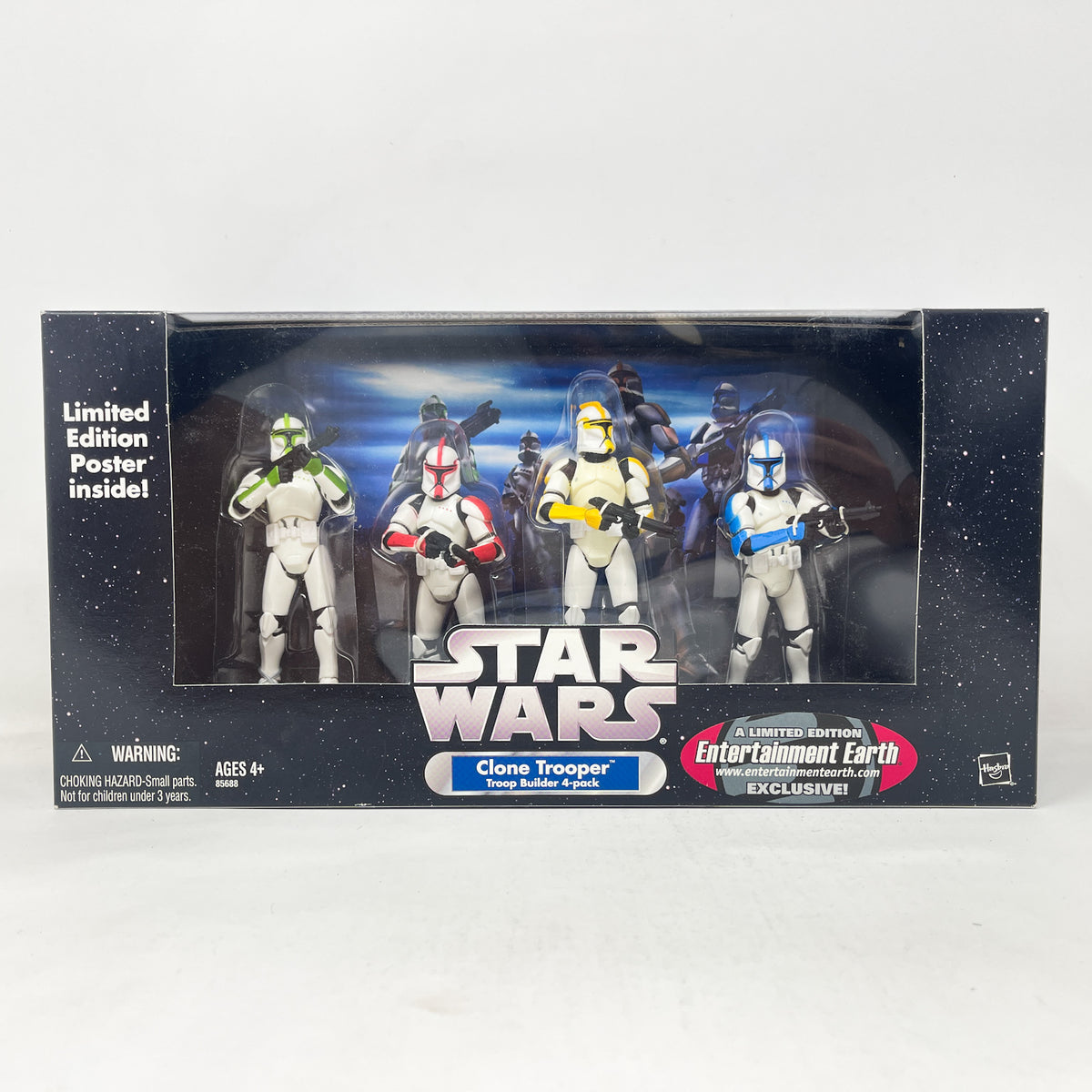 Clone Trooper Troop Builder 4-pack Colour Set - Original Trilogy Collection - MISB (2005)