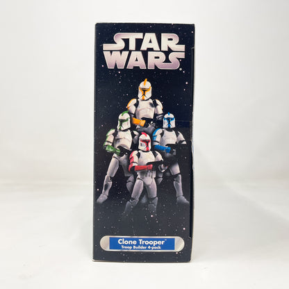 Clone Trooper Troop Builder 4-pack Colour Set - Original Trilogy Collection - MISB (2005)