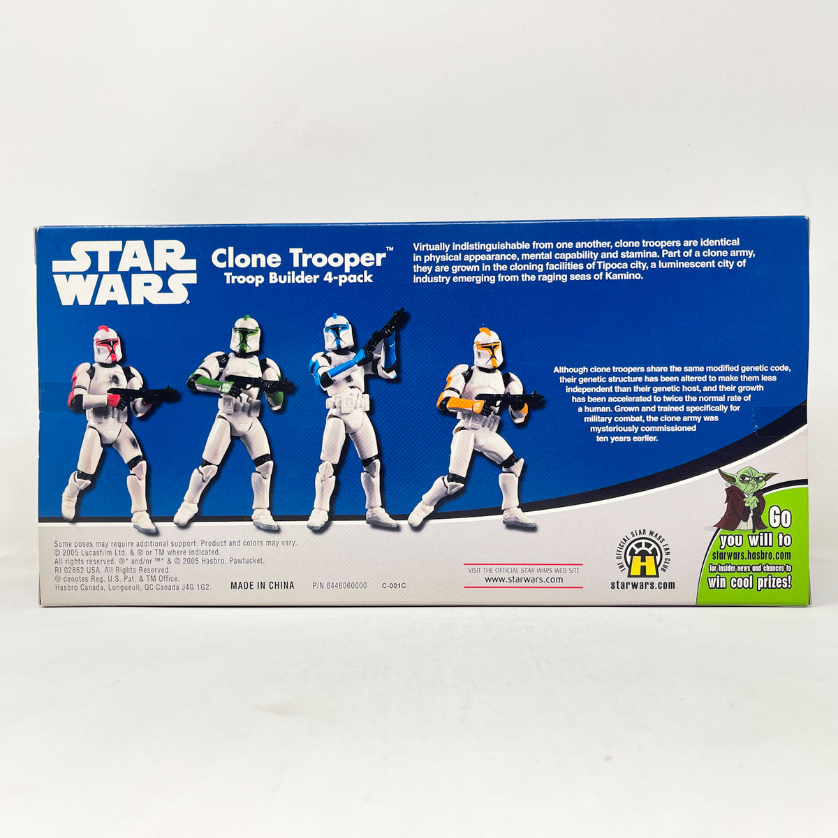 Clone Trooper Troop Builder 4-pack Colour Set - Original Trilogy Collection - MISB (2005)