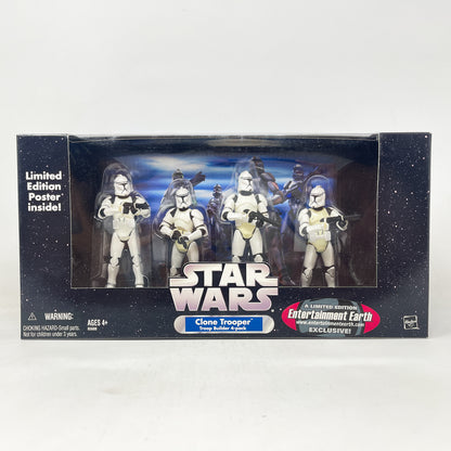 Clone Trooper Troop Builder 4-pack White Set - Original Trilogy Collection - MISB (2005)