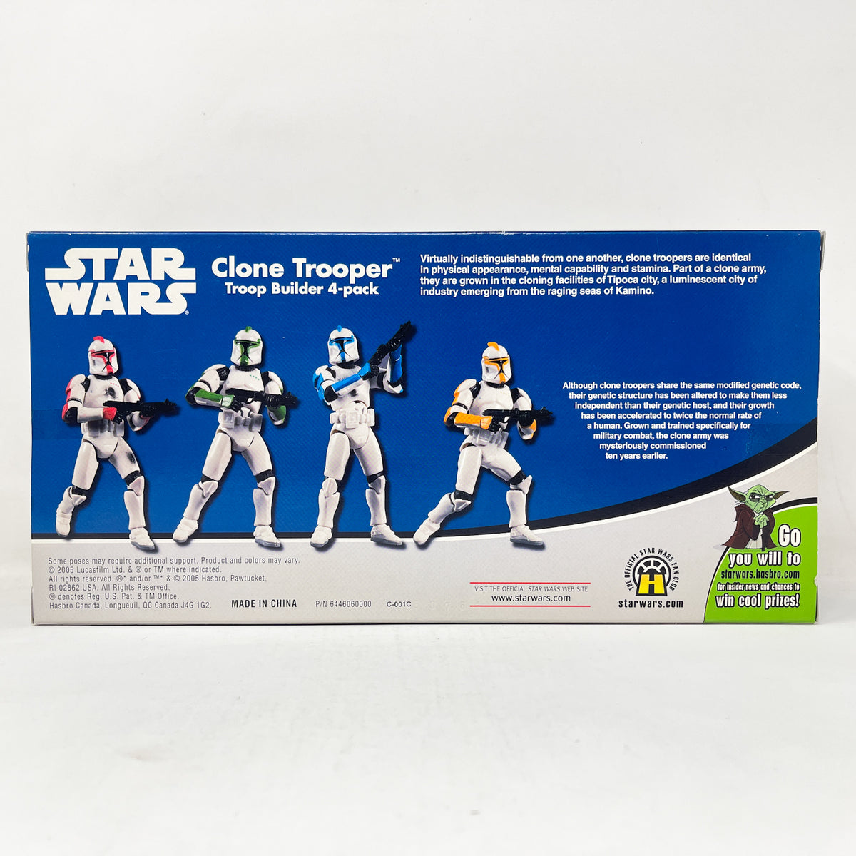 Clone Trooper Troop Builder 4-pack White Set - Original Trilogy Collection - MISB (2005)
