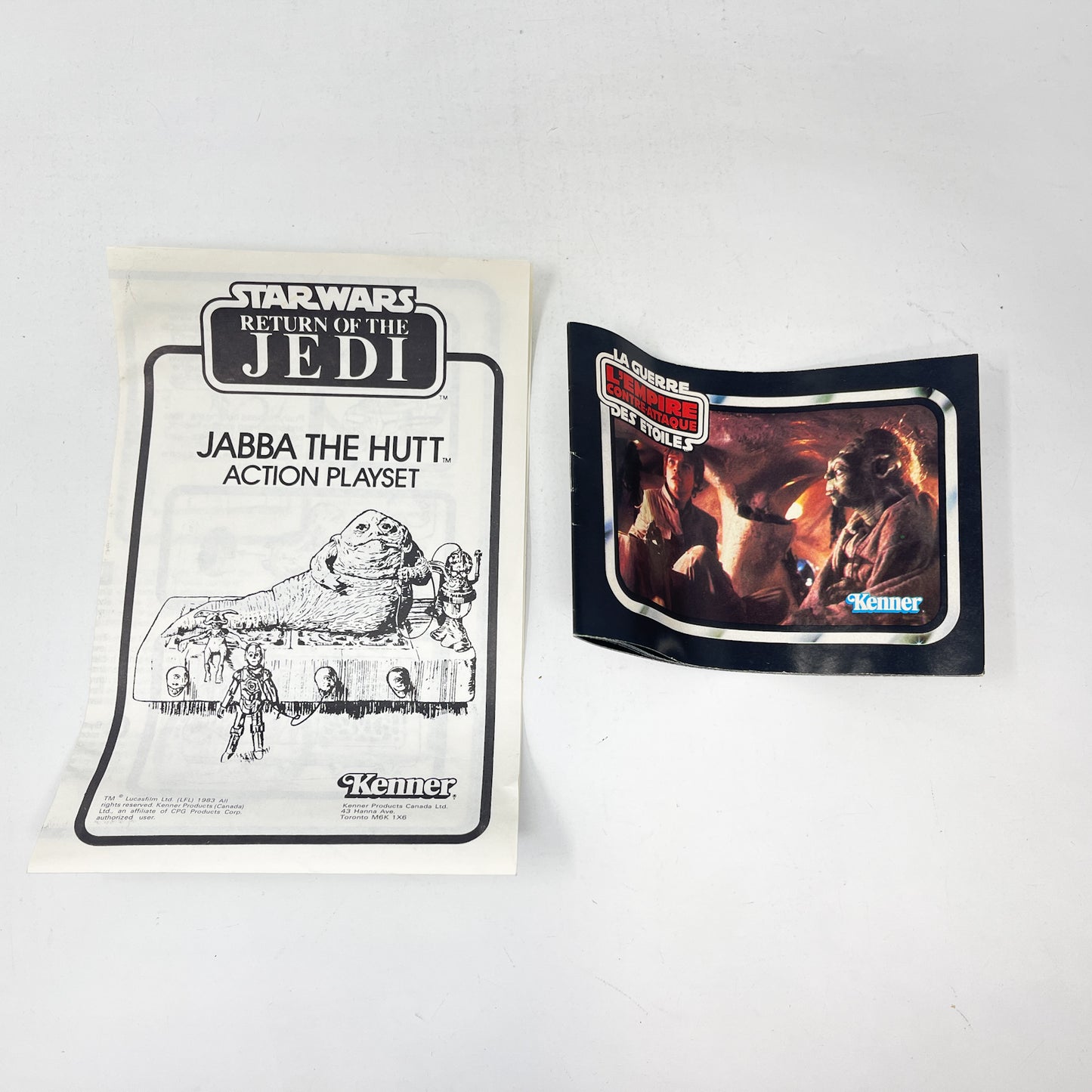 Jabba the Hutt Playset - Complete in Canadian Box - Vintage Kenner (1983)