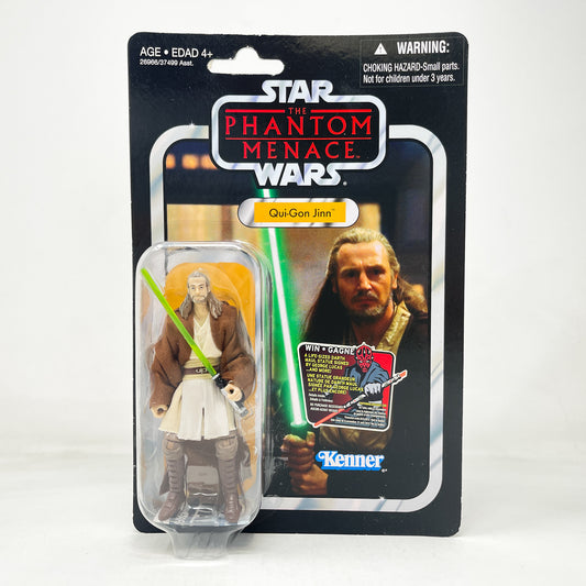 VC075 Qui-Gon Jinn - TPM (2012) Canadian Package w/Maul Offer - The Vintage Collection