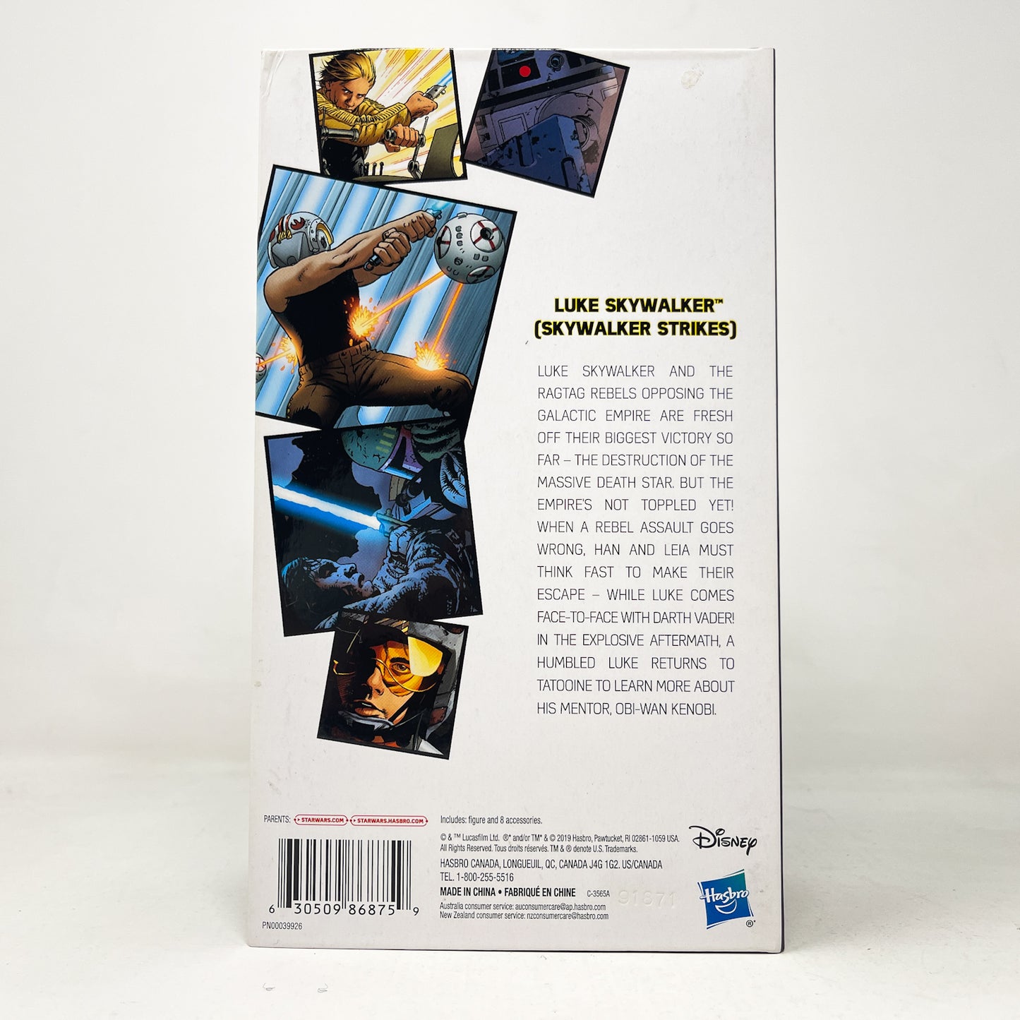 Luke Skywalker (Skywalker Strikes) Comic Pack - Hasbro Black Series (2019)