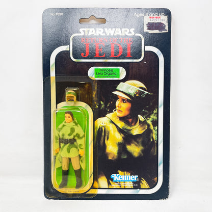 Leia in Combat Poncho ROTJ 77A-back  - Mint on Card