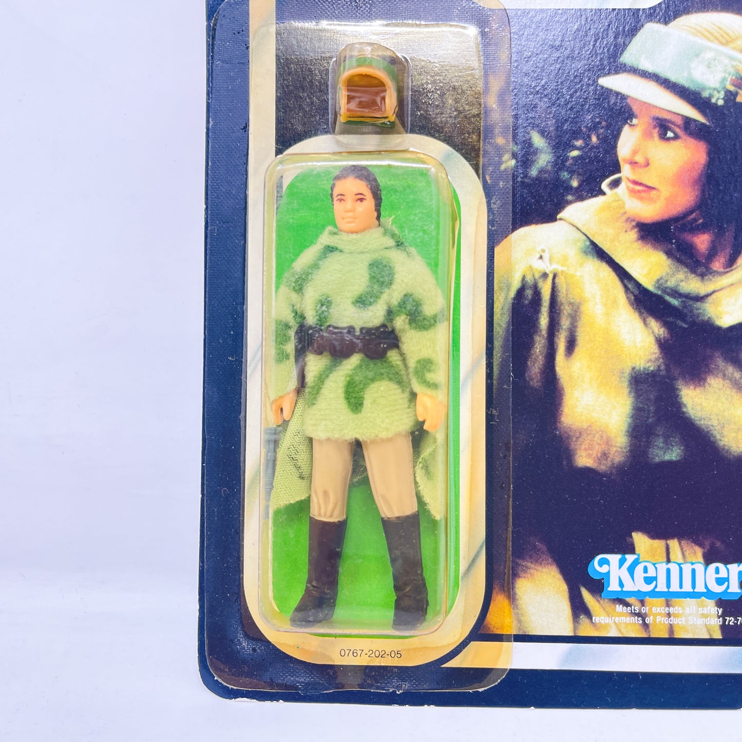 Leia in Combat Poncho ROTJ 77A-back  - Mint on Card