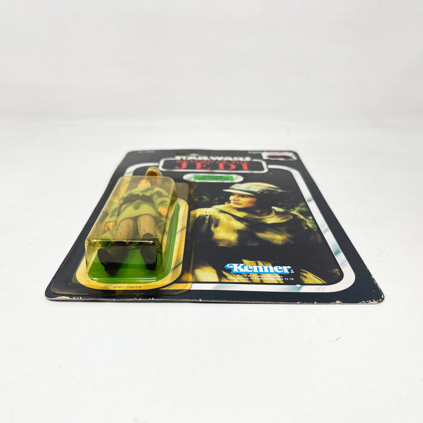 Leia in Combat Poncho ROTJ 77A-back  - Mint on Card
