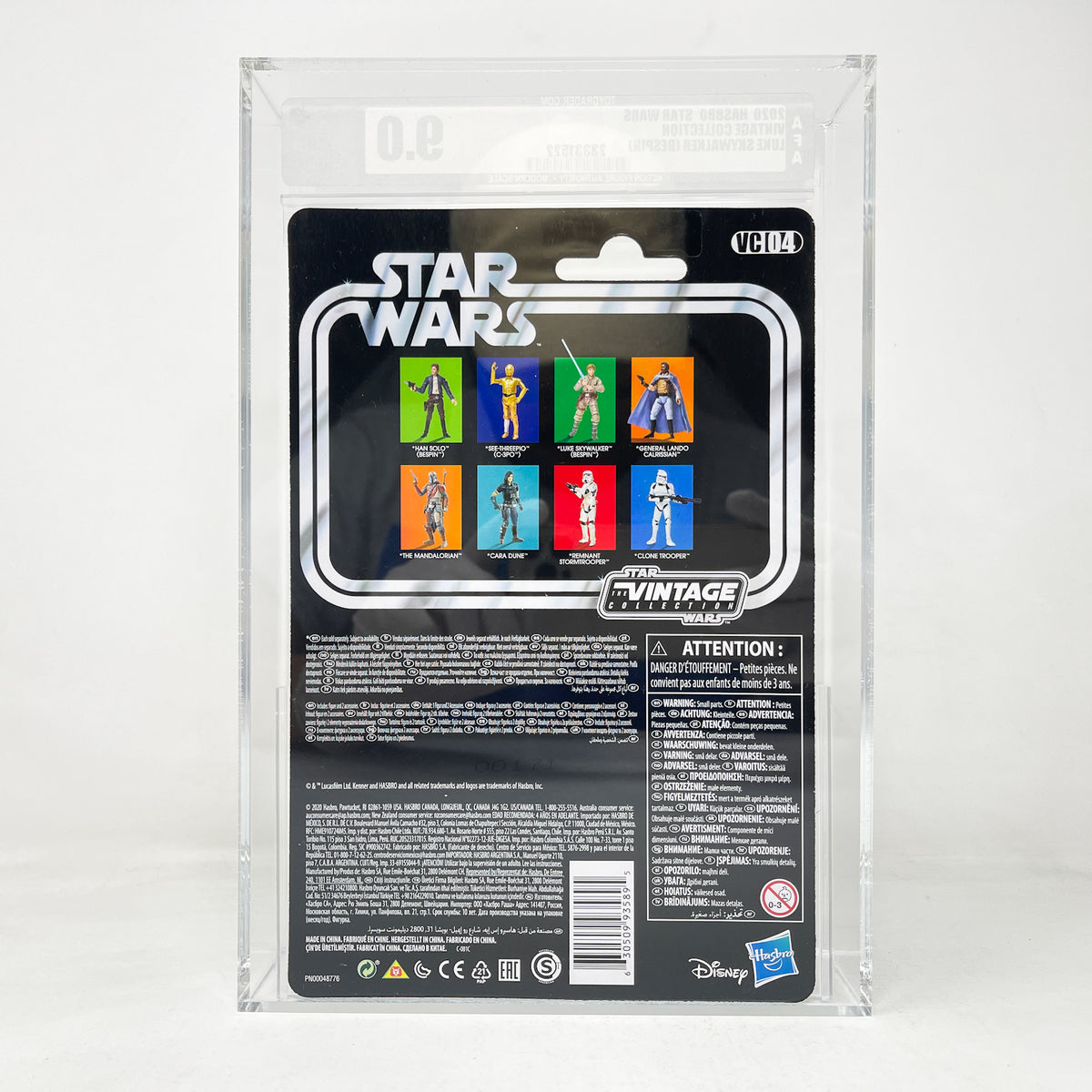 VC004 Luke Skywalker - Bespin Fatigues (2020) AFA Graded 9.0 - The Vintage Collection Hasbro Star Wars
