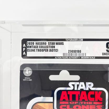 VC045 Clone Trooper - AOTC (2019) Reissue AFA Graded 9.0 - The Vintage Collection Hasbro Star Wars