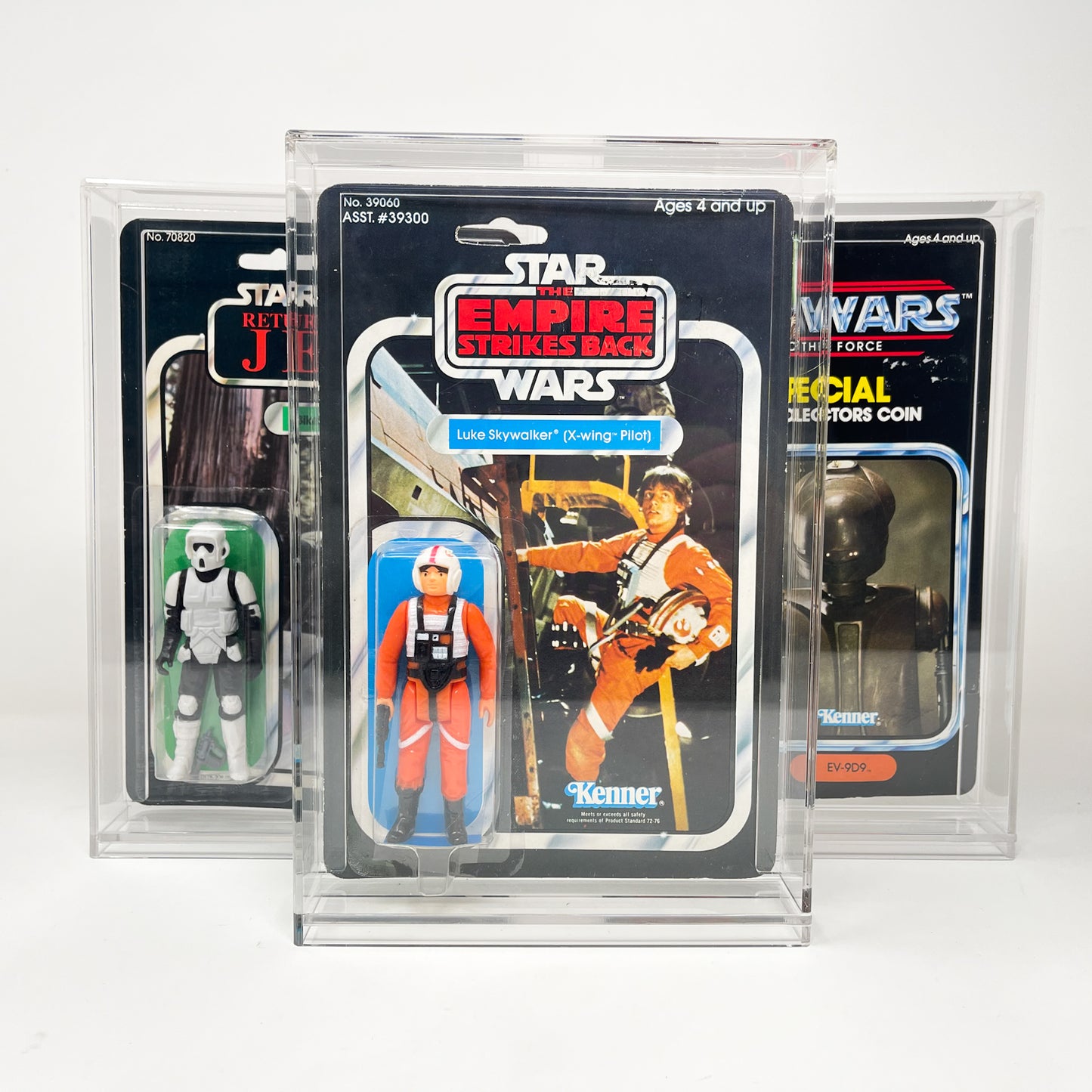 NEW -> Thin MOC Acrylic Case for Vintage Star Wars Figures