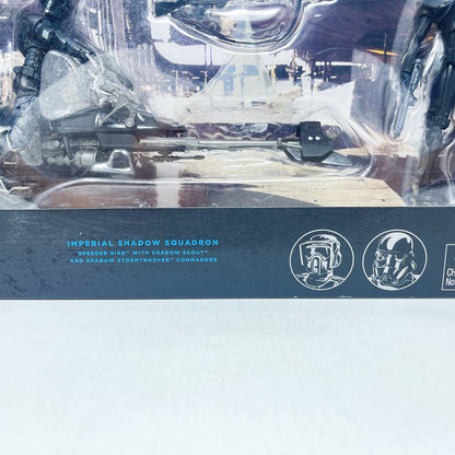 Imperial Shadow Squadron Speeder Bike with Clone Troopers - Hasbro Black Series (2015)