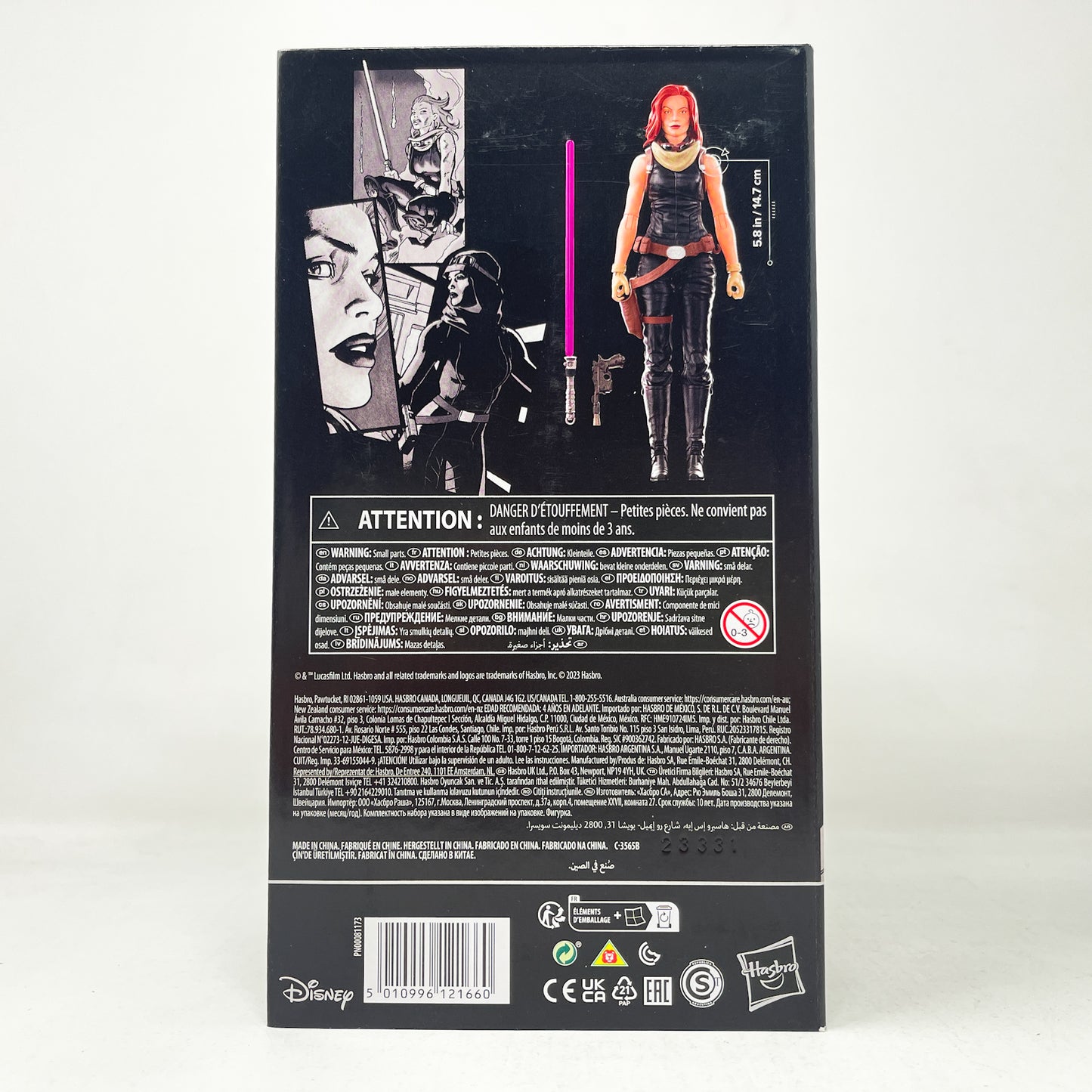 Mara Jade Dark Force Rising Comic Pack – Hasbro Black Series (2023)