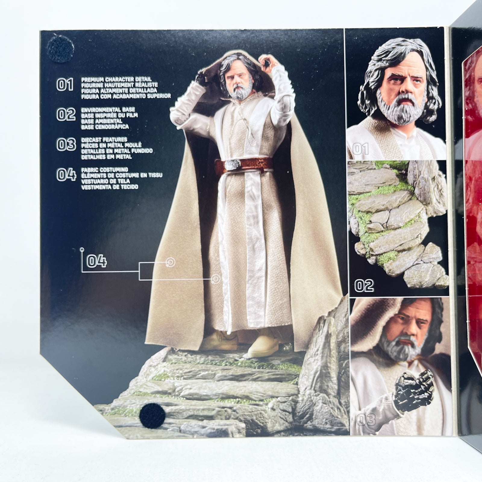 Hasbro 2024 Luke Skywalker (Jedi Master) on Ahch-To Island Black