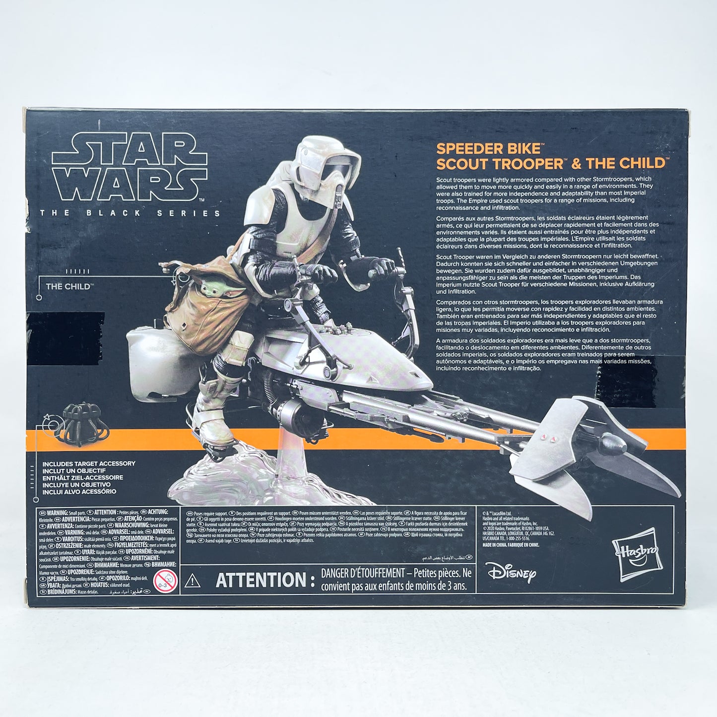Speeder Bike Scout Trooper and The Child - Hasbro Black Series (2020)