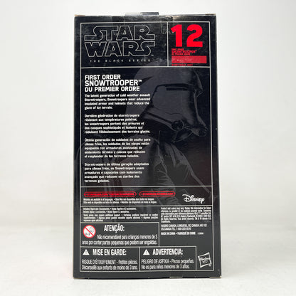 First Order Snowtrooper #12 - Hasbro Black Series (2019)