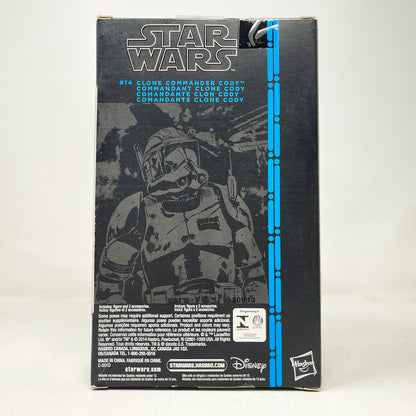 Clone Commander Cody #14 - Blue Line - Hasbro Black Series (2015)