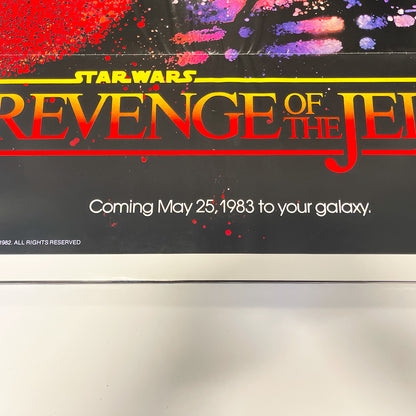 Revenge of the Jedi Teaser One Sheet Poster (Dated, Tri-Fold) (1982)