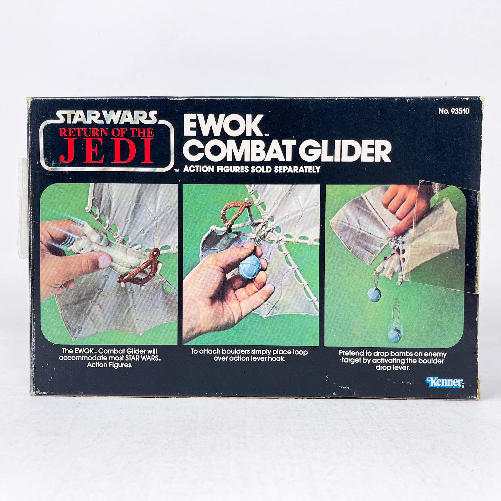 Vintage Kenner Ewok Combat Glider Complete in Box ROTJ Star Wars