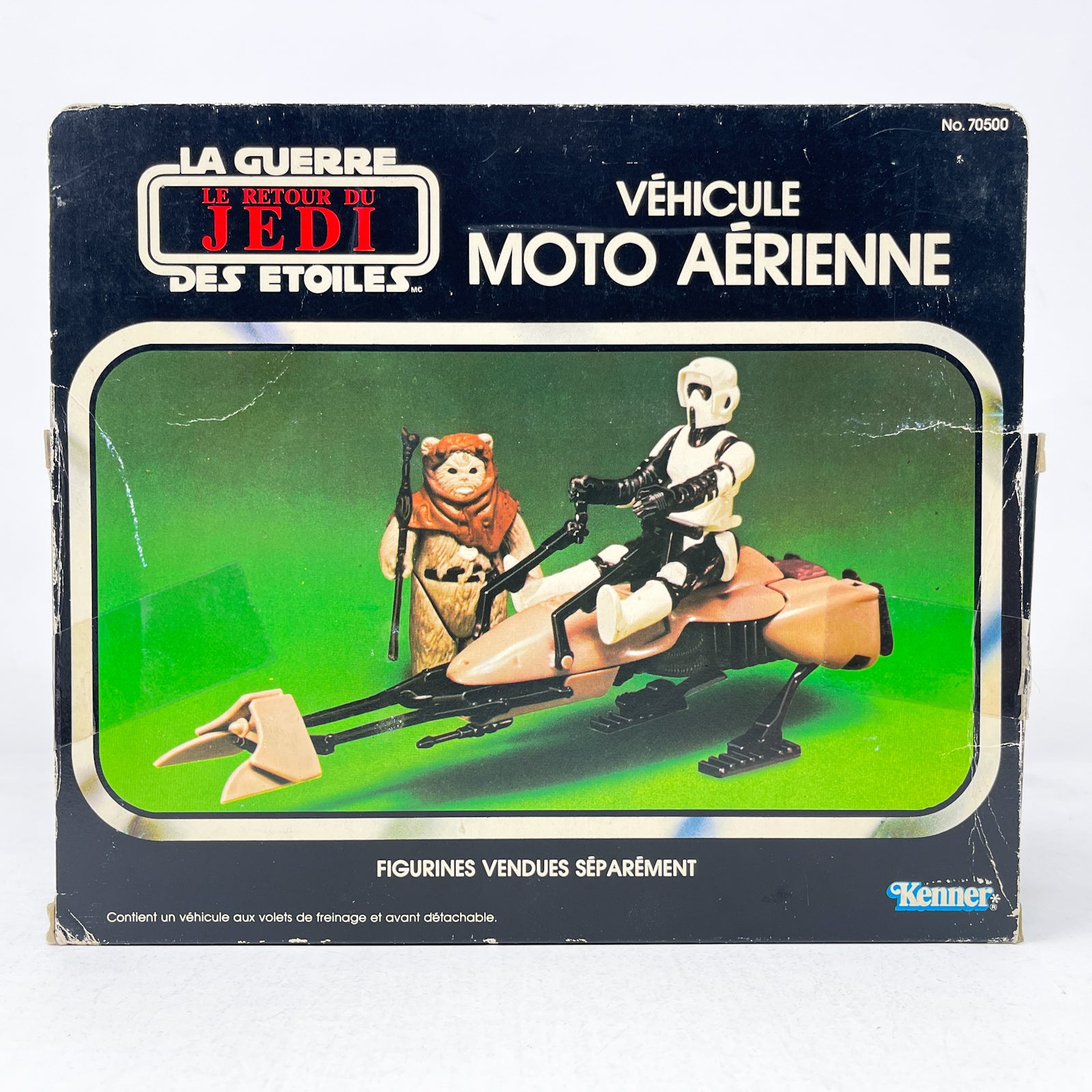 Vintage Speeder Bike Complete in Canadian Box Star Wars Kenner For