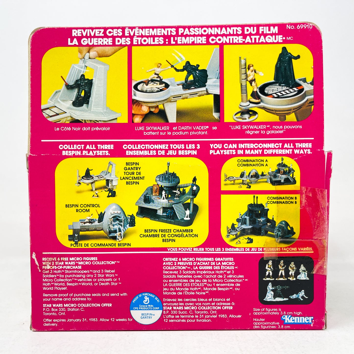 Micro Collection Bespin Gantry - Canadian Box - Vintage Kenner (1982)