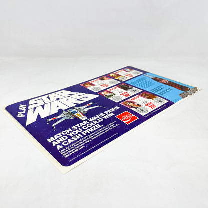 Coca-Cola Canada Star Wars Store Display Poster/Counter Mat (1978)