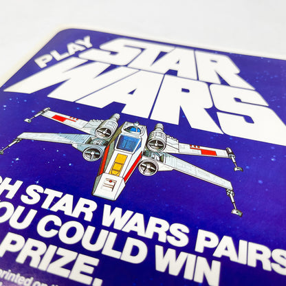 Coca-Cola Canada Star Wars Store Display Poster/Counter Mat (1978)